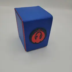 *USED* Magic: The Gathering - Guilds of Ravnica Alcove Flip/Deck Box (Izzet) - Image 1