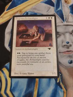 Argivian Archaeologist MTG Antiquities White Rare Creature LP to MP x1 GG1 - Image 1