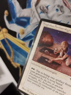 Argivian Archaeologist MTG Antiquities White Rare Creature LP to MP x1 GG1 - Image 4
