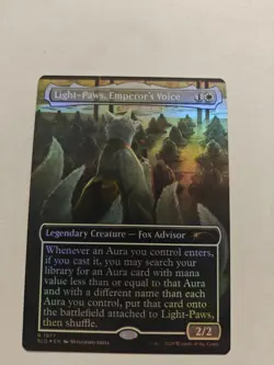 MTG English Light-Paws, Emperor's Voice (Rainbow Foil) NM Foil Secret Lair - Image 1