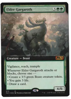Elder Gargaroth (Extended Art) - [Foil] Core Set 2021 LP - Image 1
