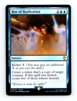 #270 2025 Final Fantasy Commander ~ Rite of Replication Rare - Image 1