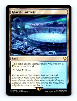 #400 2025 Final Fantasy Commander ~ Glacial Fortress Rare - Image 1