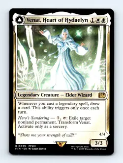 #39 2025 Venat, Heart of Hydaelyn // Hydaelyn, the Mothercrystal Rare - Image 1