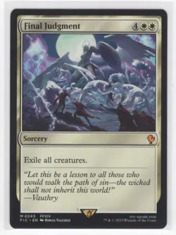 #243 2025 Final Fantasy Commander Final Judgment MYTHIC - Image 1