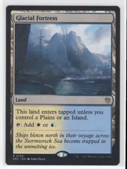 #159 2025 Aetherdrift Commander Glacial Fortress Rare - Image 1