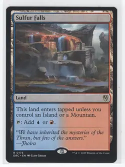 #173 2025 Aetherdrift Commander Sulfur Falls Rare - Image 1