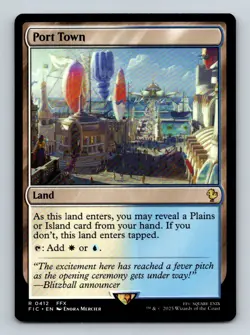 #412 Port Town 2025 Final Fantasy Commander Rare - Image 1