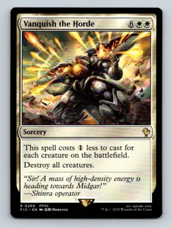#260 Vanquish the Horde 2025 Final Fantasy Commander Rare - Image 1