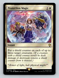 #24 Protection Magic 2025 Final Fantasy Commander Rare - Image 1