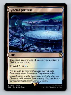 #400 Glacial Fortress 2025 Final Fantasy Commander Rare - Image 1