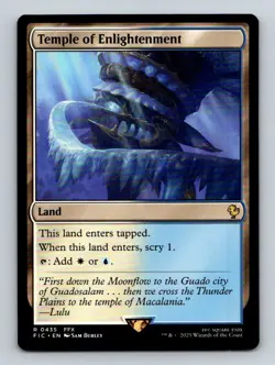 #435 Temple of Enlightenment 2025 Final Fantasy Commander Rare - Image 1