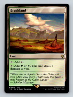 #377 Brushland 2025 Final Fantasy Commander Rare - Image 1