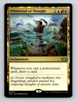#311 Whirlwind of Thought 2025 Tarkir: Dragonstorm Commander Rare - Image 1