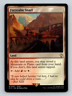 #397 Furycalm Snarl 2025 Final Fantasy Commander ^ Rare - Image 1