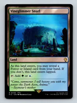 #440 Vineglimmer Snarl 2025 Final Fantasy Commander ^ Rare - Image 1