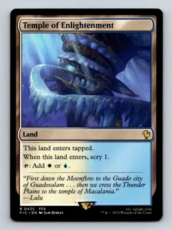 #435 Temple of Enlightenment 2025 Final Fantasy Commander ` Rare - Image 1