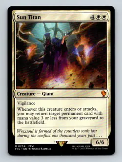 #254 Sun Titan 2025 Final Fantasy Commander Mythic - Image 1