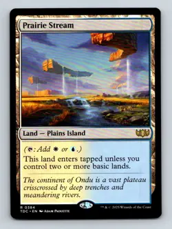 #384 Prairie Stream 2025 Tarkir: Dragonstorm Commander * Rare - Image 1