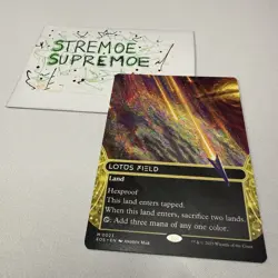 X1 non foil Lotus Field borderless from EOS - Image 1