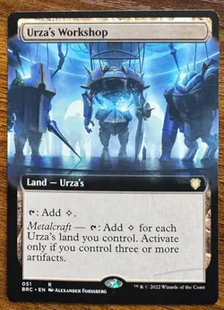 Urza's Workshop #51 · The Brothers' War: Commander · Extended Art · Non-Foil - Image 1