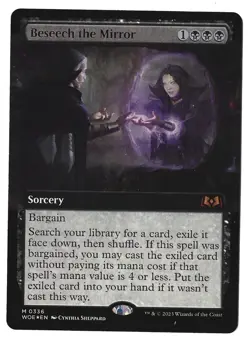Beseech the Mirror (Extended Art) - [Foil] Wilds of Eldraine LP - Image 1