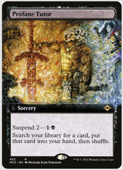 Profane Tutor (Extended Art) Modern Horizons 2 Regular - Image 1