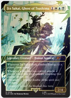 🔥 MTG Secret Lair Playstation Foil PRESALE Ghost of Tsushima SEALED!🔥 - Image 2
