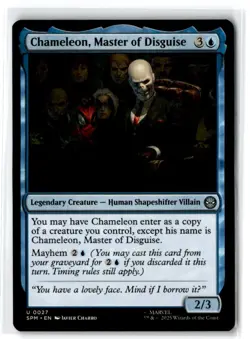 2025 Marvel's Spider-Man Chameleon, Master of Disguise Expansion/Uncommon #27 - Image 1