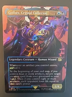 Golbez, Crystal Collector Borderless Surge Foil Final Fantasy MTG Rare #540 - Image 1
