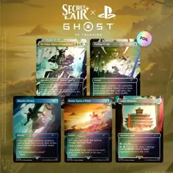 Magic the Gathering Secret Lair x Ghost of Tsushima Foil Presale Est Ship Nov 15 - Image 1