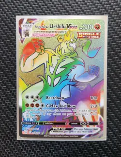 Single Strike Urshifu VMAX - 167/163 - Secret Rare (Rainbow) NM-Mint Pokemon - Image 1
