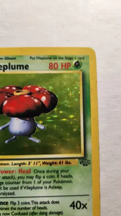1999 Vileplume 15/64 - Jungle Holo Rare - Pokemon TCG - MP - Image 2