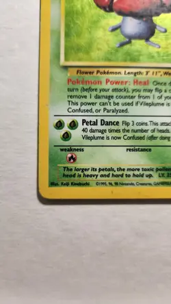 1999 Vileplume 15/64 - Jungle Holo Rare - Pokemon TCG - MP - Image 4