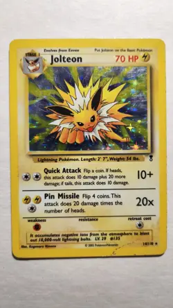 2002 Jolteon 14/110 - Legendary Collection Holo Rare - Pokemon TCG - HP - Image 1
