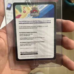Pokemon TCG Pikachu SVP190 World Championships 2024 Black Star Promo Mint sealed - Image 2