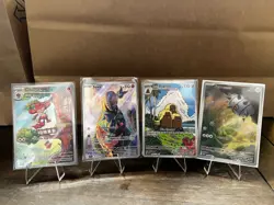 Pokemon 4 Illustration Rare Card Lot - Image 1
