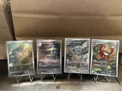 Pokemon 4 Illustration Rare Card Lot - Image 1
