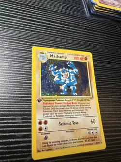 Machamp - 1st Edition - Holo - 8/102 Base Set - Pokemon TCG - 1999 - Image 3
