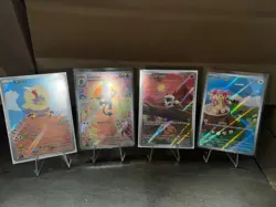 Pokemon 4 Illustration Rare Card Lot - Image 1