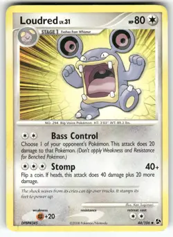 Loudred Great Encounters Uncommon Pokemon Moderately played - Image 1