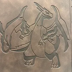 Pokemon Trading Card Binder Charizard PU Leather- 4 Pocket 400 Card Capacity - Image 3