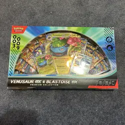 Pokemon TCG Venusaur EX And Blastoise EX Premium Collection Gamestop Exclusive - Image 1