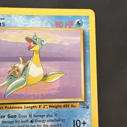 Pokemon Vintage 1st Edition Non-Holo Rare Lapras 25/62 Fossil WotC 1999 - Image 3