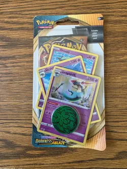 Pokemon Sword and Shield Darkness Ablaze Dreepy Drakloak Dragapult Booster Pack - Image 1