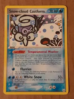Pokemon Snow-cloud Castform 25/101 Hidden Legends NM-MT See Pictures - Image 1