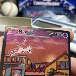 Pokemon Mew ex Scarlet & Violet 151 Special Illustration Rare Black Star Promo - Image 2