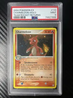 Charmeleon 110/109 Team Rocket Returns Holo Pokemon 2004 PSA 9 - Image 1
