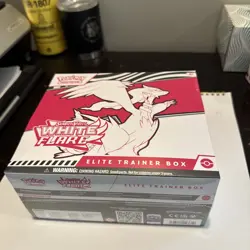 White Flare ETB Factory Sealed English Fast Shipping - Image 1