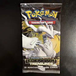 Pokemon Black and White Legendary Treasures Booster Pack Sealed Reshiram Art - Image 1